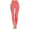 thumbnail image 6 of Junior's Seamless Yoga Leggings High Waist Workout Compression Fitness Pants Slimming Gym Active Tight, 6 of 6