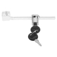 thumbnail image 1 of 1 juego de cerradura de trinquete para puerta corrediza de vidrio con llaves, cerradura de seguridad para vitrina de cajón y refrigerador, 1 of 7