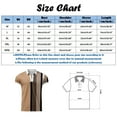 thumbnail image 3 of Relanfenk Male Summer Striped Splice Print T Shirt Turn Down Collar Short Sleeve Tops T Shirt, 3 of 4