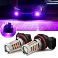 thumbnail image 1 of Universal Pink Purple H11/H8 LED Fog Driving Lights DRL Bulbs Car Accessories Automobiles Signal Lights, 1 of 5
