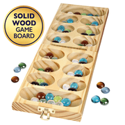 Classic Games, Mancala Strategy Folded Board Games, with Simple Rules, Quick Play , Kids and Family Game Night Fun, Ages 6 and over