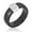 Balck, variant on Womens 0.15 CT Ceramic Cocktail Ring, Black - Size 9