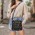 thumbnail image 5 of HELLHERO Galaxy Butterfly Print Satchel Bag, Fashion Women's Shoulder Purse PU Leather Waterproof Sling Bag for Travel Travel Use, 5 of 7