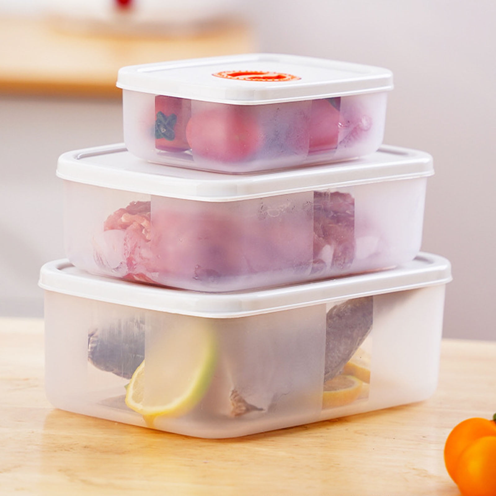 Tiitstoy Lunch Box, Bento Box, 3 Compartments Meal Prep Containers, Divided  Lunch Containers, Reusable Food Storage Containers for Work Travel, BPA  Free, Microwave Dishwasher Freezer Safe 