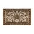 thumbnail image 2 of Farmhouse Brown Boho Rugs and Mats Non Skid Washable Absorbent Microfiber Soft Kitchen Mat for Floor Set Of 2 Decor Stain Resistant 17"x47"+17"x30", 2 of 7