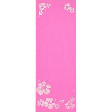 Danskin Now 3mm Yoga Mat, Pink Hibiscus