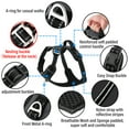 thumbnail image 2 of Plutus Pet No Pull Dog Harness, Release at Neck, Adjustable Reflective Dog Vest Harness, L, Gray, 2 of 7