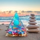 thumbnail image 4 of Pirámide de cristal natural Piedra curativa Chakra Reiki Decoración de oficina en casa Regalo de manualidades, 4 of 6