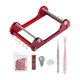 thumbnail image 1 of Telar de Cuentas Kit de Madera para Enhebrar Abalorios Accesorio Artesano Pulseras Hobby Manual Material Resistente Adecuado para Principiantes Diy Artesanía Decoración 26cmx20.5cmx7cm, 1 of 9