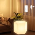 thumbnail image 1 of Lámpara de pie con taburete Hexagonal, lámpara de mesita de noche, accesorios de fotografía ajustables, lámpara de decoración de luz ambiental para, 1 of 9