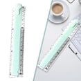 thumbnail image 2 of Plastic Folding Ruler, Geometric Drawing Tool, Transparent Plastic Ruler, 14 Inch Foldable Ruler, Precision Measuring Tool, Multifunction Drafting Ruler Set for Home Office Art Projects, Green, 2 of 5