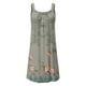 thumbnail image 3 of WILLBEST Vestido Largo Informal De Verano Para Mujer, Estilo Vintage Con Estampado De Flores, Plisado, Sin Mangas, Con Tirantes Para Playa Y Vacaciones, 3 of 3