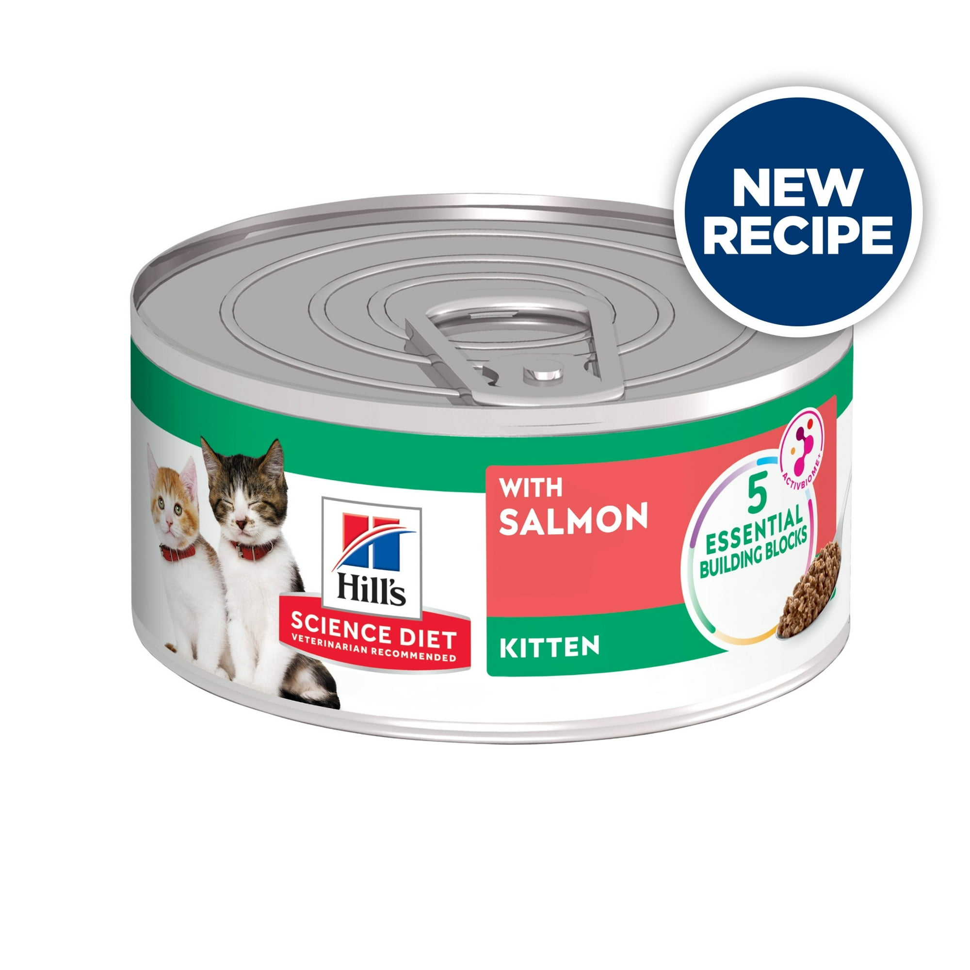 Hill's Science Diet Savory Salmon Wet Cat Food for Kittens, 5.5oz Can 24pk