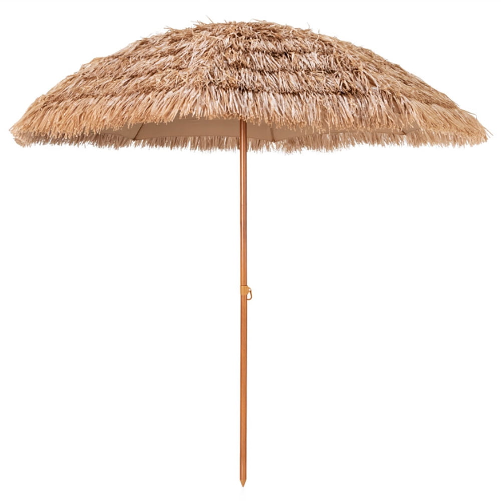 Aimee Lii 8 Feet Patio Thatched Tiki Umbrella Hawaiian Hula Beach Umbrella, Sunbrella Umbrella Outdoor Patio Aimee Lii 8 Feet Patio Thatched Tiki Umbrella Hawaiian Hula Beach Umbrella, Sunbrella Umbrella Outdoor Patio