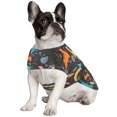 thumbnail image 2 of HDE Canvas Dog Vest Waterproof Jacket Cold Weather Coats for S-XL Dogs Dinosaurs S, 2 of 7