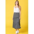 thumbnail image 4 of Tiered Stripe Midi Skirt | 3 Colors | S-3X, 4 of 15