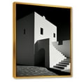 thumbnail image 2 of Designart "Castles Minimalism Scenery Photography" Castles Floater Framed Wall Decor, 2 of 5