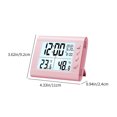 thumbnail image 3 of CASAFUN Digital Electronic Clock LED Display Electronic Clock Stereo Digital Display Snooze Alarm Clock, 12/24H Switching, Temperature, Countdown Time for Home Office Students Teen Adults, 3 of 8
