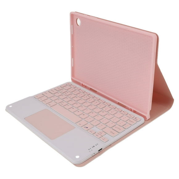Funda Para Tableta, Ranura Para Bolígrafo, Diseño Magnético Rosa Simple, Funda Para Tableta De TPU Suave Antideslizante Con Teclado Y Ratón Para Tableta Tab A8