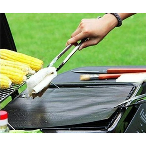 Bbq Grill Sheet- Reusable Non-Stick Oven Microwave Grills Charcoal Bbq Baking Pans 2 Pack (260c)