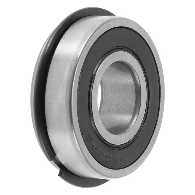 Unique Bargains Roulements à Billes 6202NR2RS Rainure Profonde 15x35x11mm P4 Double Joint en Caoutchouc Roulements Lubrifiés 1 Pce Roue de Scooter Planche à Roulettes Universelle Ton Argent Noir