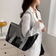 thumbnail image 5 of Bolso de Mano de Malla Transparente para Mujer, de Nailon Hueco con Correa de Hombro Ajustable, Gran Capacidad, para Viajes, Compras y Playa, Negro, Tallas S/M/L, 5 of 7