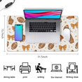 thumbnail image 5 of Long Mouse Pads for Desk,Football and Cheer Goods Pattern Desk Mats on Top Of Desks, Desk Mouse Pad Extra Large with 3mm Non-Slip Base and Stitched Edge for Gaming,Office,Work,Home 31.5"x15.7", 5 of 6