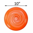 thumbnail image 5 of TychoTyke Kids Light Up 10 Inch Flying Disc Outdoor Fun Toy - Orange, 5 of 6