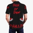 thumbnail image 3 of Balery Happy Halloween2 Printed Men’s Short Sleeve Polo Shirt, Midweight Men's Shirt,Golf Polo shirts -Small, 3 of 8