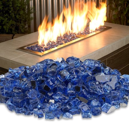 Duraflame Fire Glass 1 2 Cobalt Reflective 10 Lb Bag Walmart Com