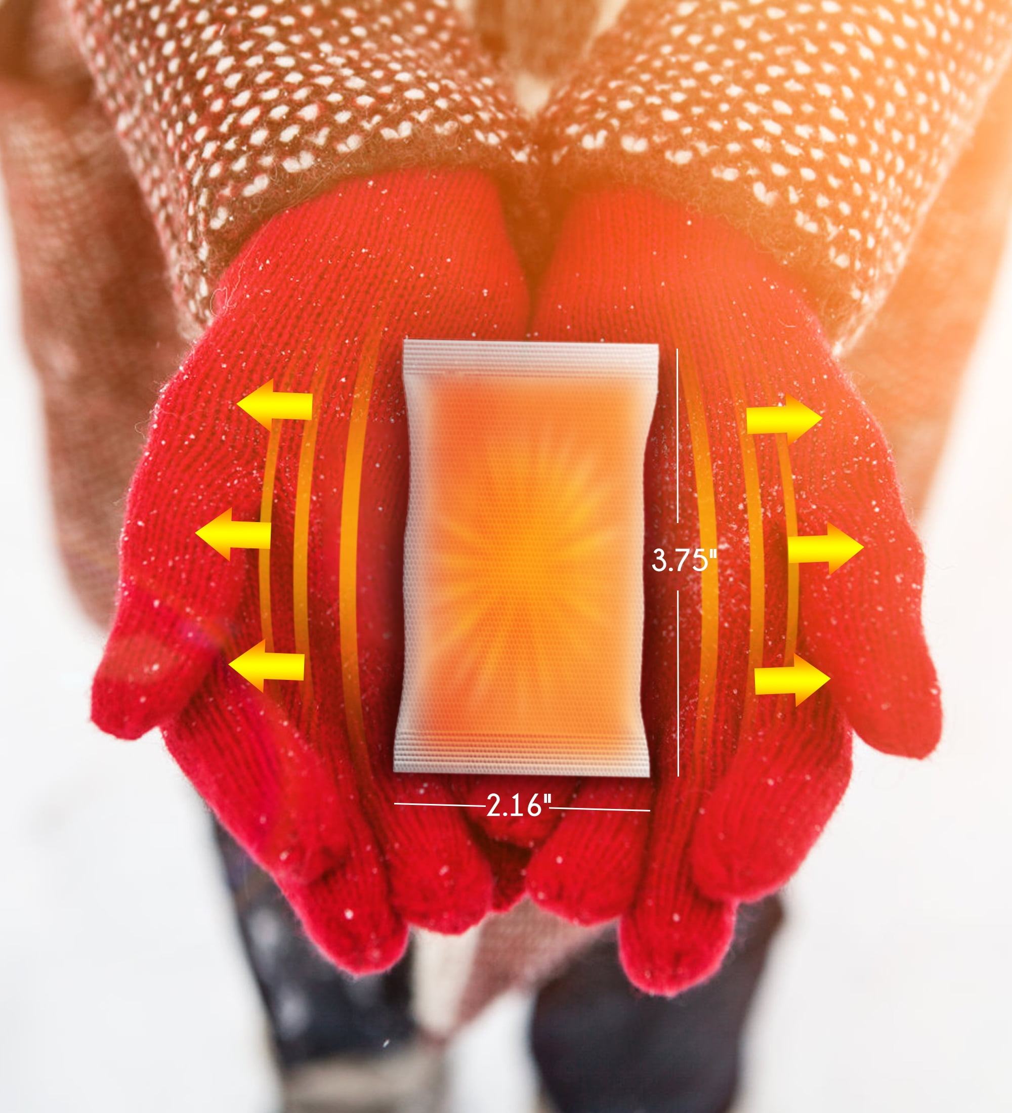 NFTIGB Hand Warmers Disposable 125 Pack, Long Lasting Safe Air Activated, up to 12 Hours of Heating