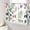 Green, Blue, Red, White, variant on Summer Berry Sheer Curtains 45 Inch Length 2 Panels Set, Botanical Blueberry Raspberry Flowers Leaves Voile Window Treatment Rod Pocket Small Kitchen Curtains Drapes for Bedroom 52"x45"x2