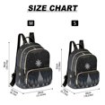 thumbnail image 3 of JIALIOU Mini Backpack Purse for Women Quilted Casual Daypack Small Travel Shoulder Bag, Christmas Tree under Stars Night, 3 of 7
