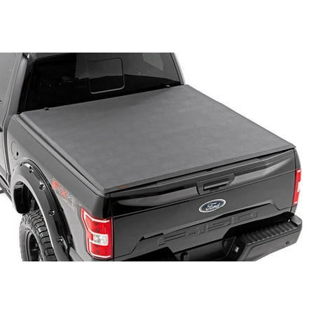 Rough Country Soft Tri-Fold Bed Cover for 09-14 Ford F-150 | 6'7 - 41509650A