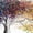 The Colour of Dreams, variant on Elephant Stock Gentle Frost Tree Wall Art - Horizontal Multi Panel Canvas - Living Room Wall Decor - Floral And Botanical Multi Panel - Gray And Blue Decor By Ashvin Harrison - 24" x 14"