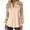 Beige, variant on Womens Vintage Lace Embroidery Tops Trendy Boho V Neck Puff Long Sleeve Shirts Business Casual Tunic Tops for Work Office