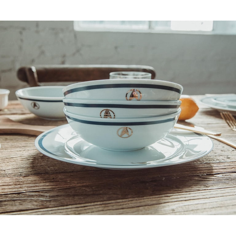Star Trek: Delta Classic 16-Piece Ceramic Dinnerware Set Replica