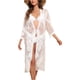 thumbnail image 5 of Bikini Cubrir SAYOO Traje de baño Rebeca Bata mariposa bordado encaje manga larga verano, 5 of 9
