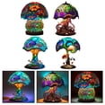thumbnail image 3 of CPAN Creative colorful resin bedside mushroom retro night light atmosphere lamp, 3 of 6