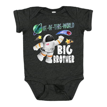 

Inktastic Out of This World Big Brother Astronaut in Space Gift Baby Boy Bodysuit