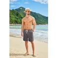 thumbnail image 2 of COOFANDY Men's Drawstring Shorts with Elastic Waistband Classic Loose Fit Flat Front Shorts, 2 of 6