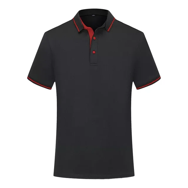 Playera Tipo Polo Moda Casual Manga Corta Para Hombre Mujer