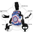 thumbnail image 5 of XYZCANDO Tie-dye Crossbody Messenger Wallet July 4th for Women Mini Cellphone Handbag Over Shoulder Purse Casual Phone Case with Crossbody Shoulder Strap Lightweight Coin Bag for Work Travel, 5 of 7