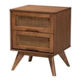 thumbnail image 5 of Baxton Studio Asami Mid-Century Bedroom Set, 3-Piece, Walnut Brown, 5 of 15