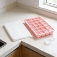 thumbnail image 6 of Silicone Tray With Lid Food Grade Freezer For And Juices Ice Cube Mold, 24-Cavity Square Ice Cube Mold With Lid, Flexible Silicone Easy Release Tray Home Decor, 6 of 6
