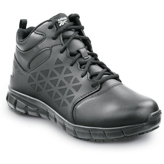Reebok Work Men's Sublite Mid-Athletic Style Slip Resistant Shoe Toe Work Shoe