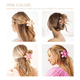 thumbnail image 4 of "12 Pcs Pinzas Para El Cabello, Garra Fuerte Para Pelo Mujer Belug rosa ", 4 of 5