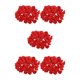 thumbnail image 2 of Flor Artificial Cateissary 500 Piezas Rosa Roja de Espuma de PE, 2 of 6