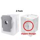 thumbnail image 1 of 2 Pack Reusable Zippered Dust Bags For iRobot Roomba i1 i3 i4 i6 i7 j7 i8 + Plus-jc, 1 of 5