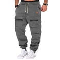 thumbnail image 3 of Men's Track Pants - Comfortable Breathable Sweatpants with Pockets and Elastic Waistband for Home & Lounge, 3 of 7